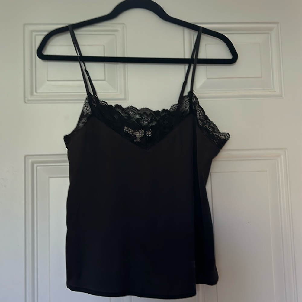 Hippie Rose black lace slip tank